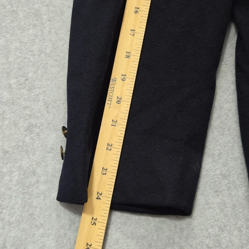 Vintage Hickey Freeman Blazer Mens 42 Navy Canterbury Collection Cashmere 80s‎